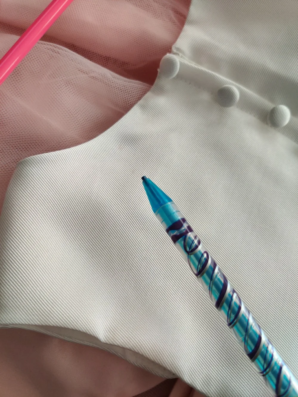 Rare Editions White Pink Party Formal Dress